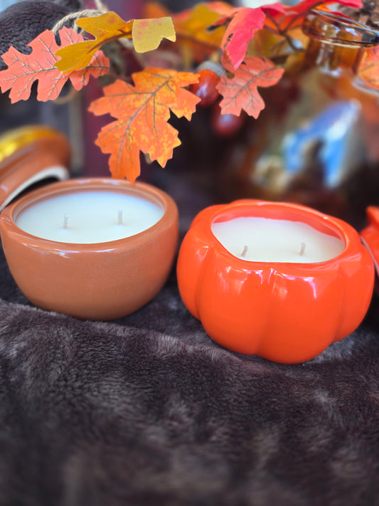 Acorn Coconut Soy Wax Candle/ Sweater Weather