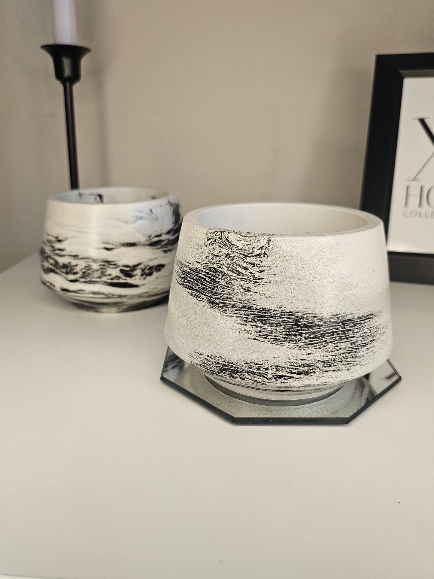 Cement Candle Jars / Harper Vessels