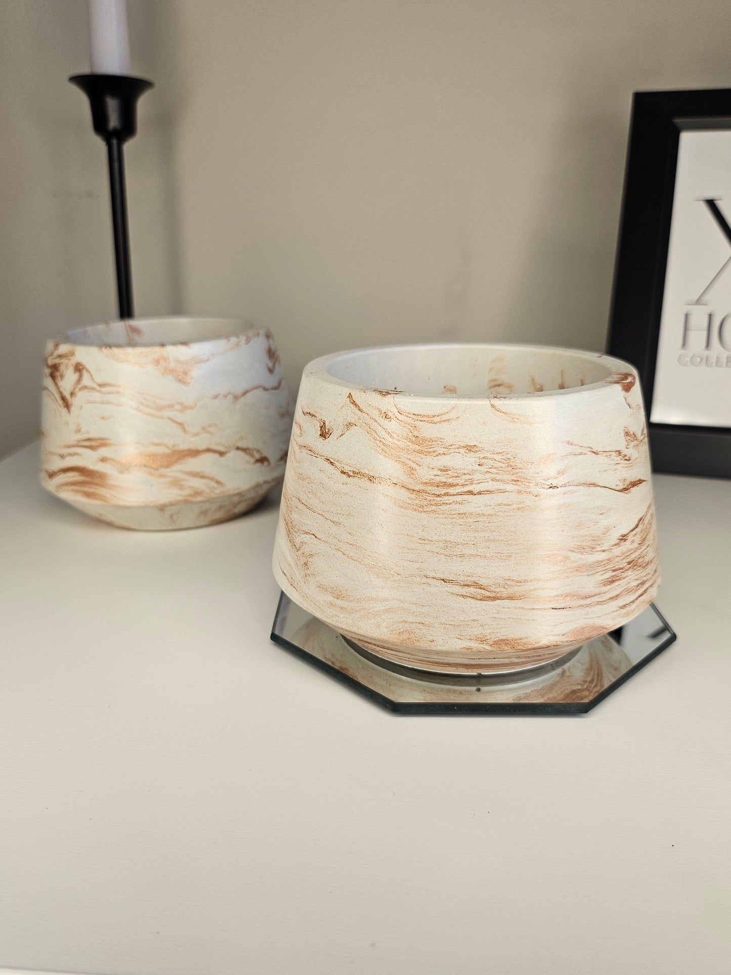 Cement Candle Jars / Harper Vessels
