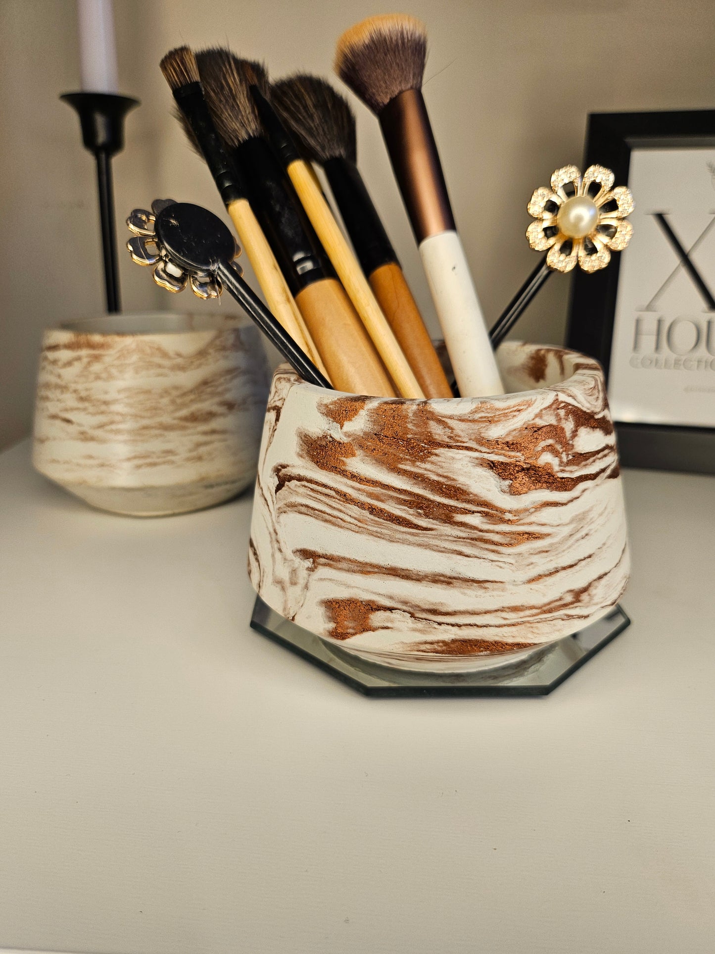 Cement Candle Jars / Harper Vessels